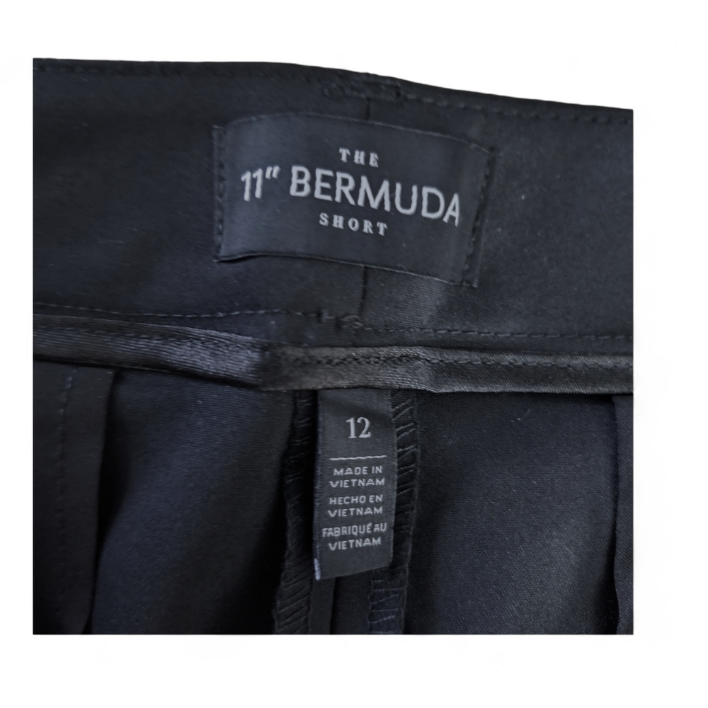 WHBM Bermuda Shorts Black Womens Size 12 / 11" inseam - Picture 4 of 9